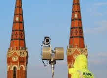 Laser scanner recording for demage documentation of church St. Karl 
Borromäus, Vienna - Für eine größere Darstellung bitte auf das Bild klicken